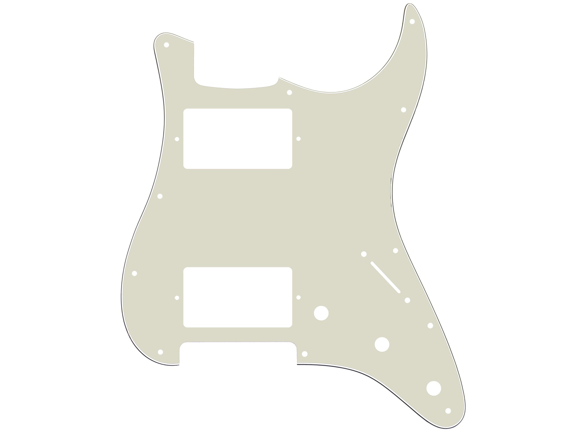 HH Schlagbrett für Strat® (Modern 11 Loch)