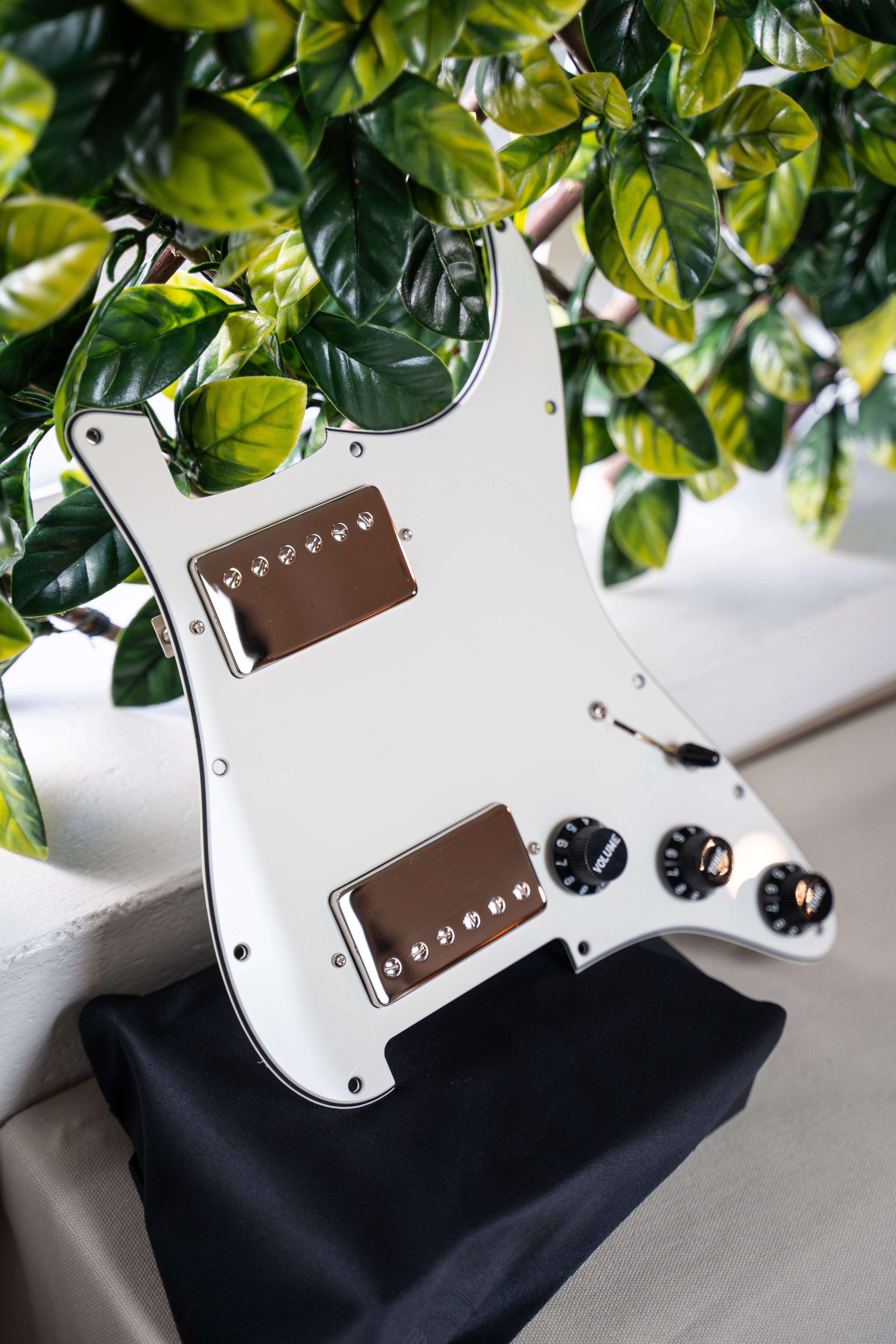 Custom Shop : Pickguard chargé HSS pour Strat®