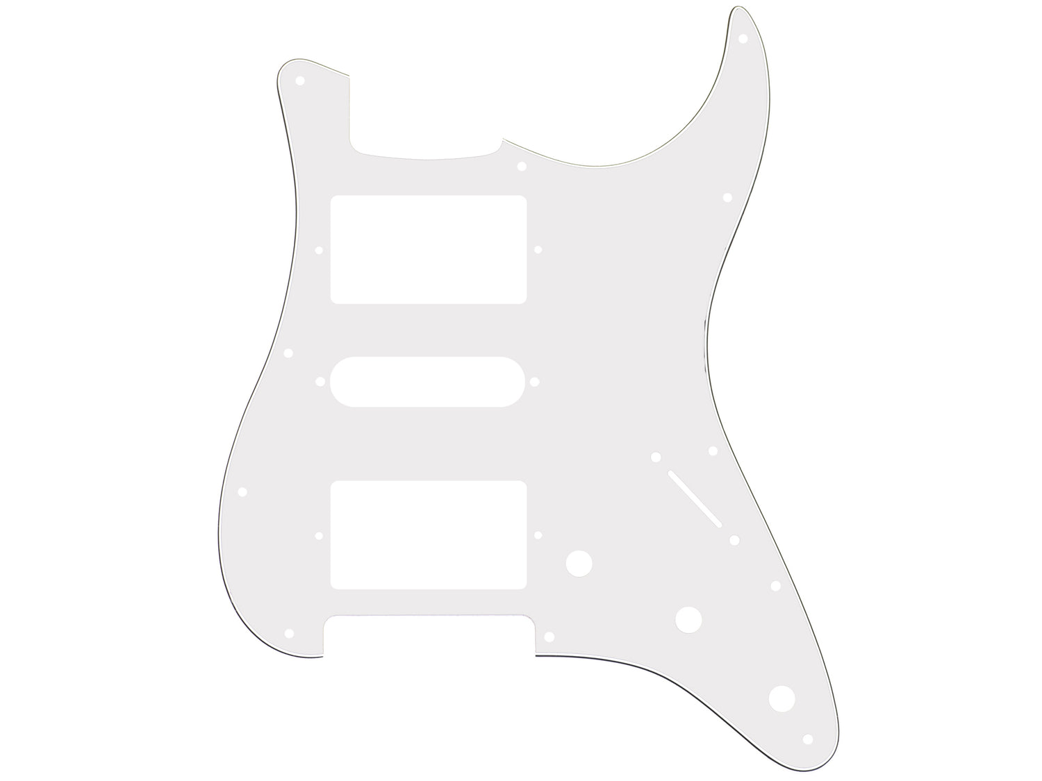 Pickguard HSH pour Strat® (moderne 11 trous)