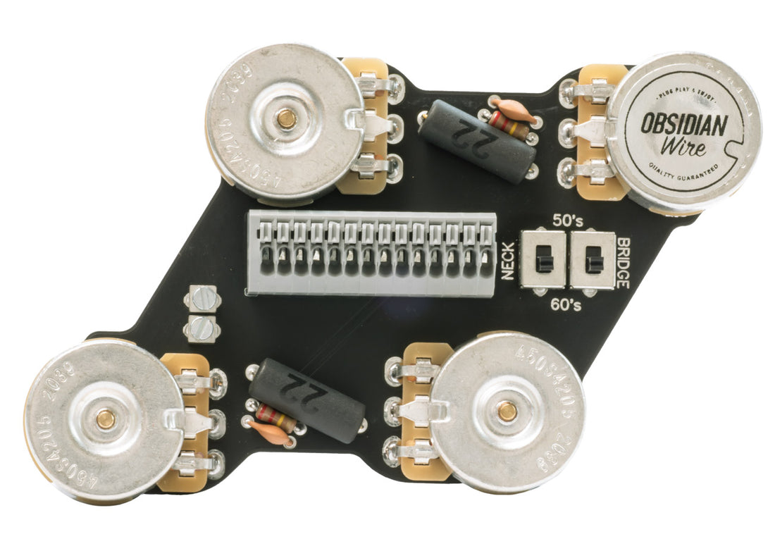 MKII für Les Paul® (Verkabelung im Vintage-Stil der 50er und modernen 60er Jahre)