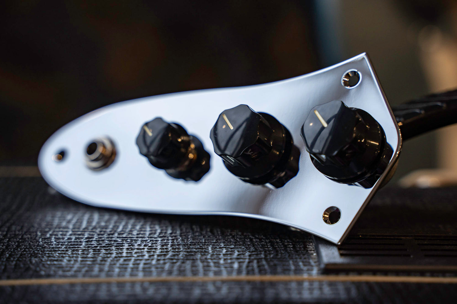 Sonderanfertigungen: Bestückte Kontrollplatte für Jazz Bass®