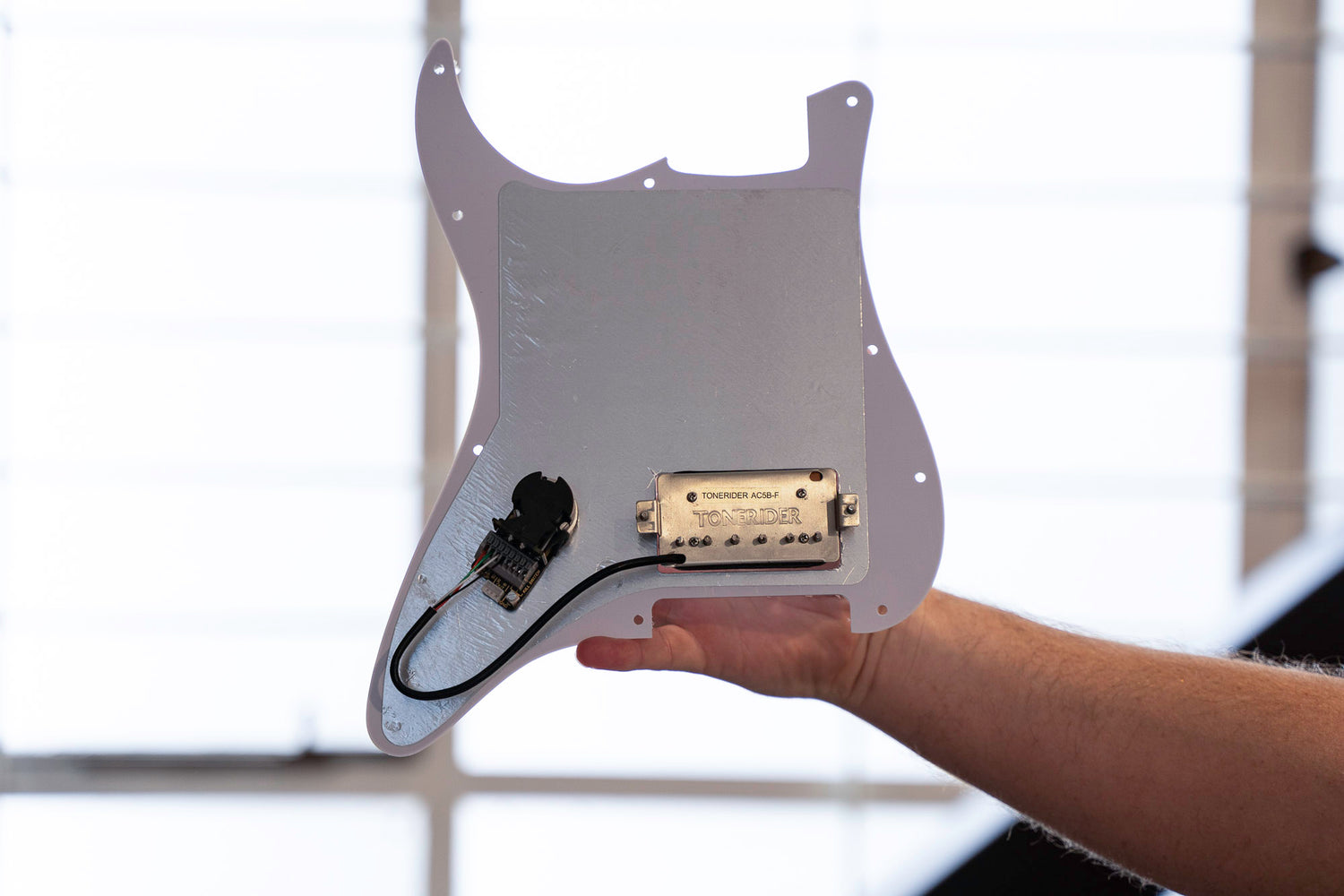 Custom Works:  Single Humbucker Loaded Pickguard for Strat®