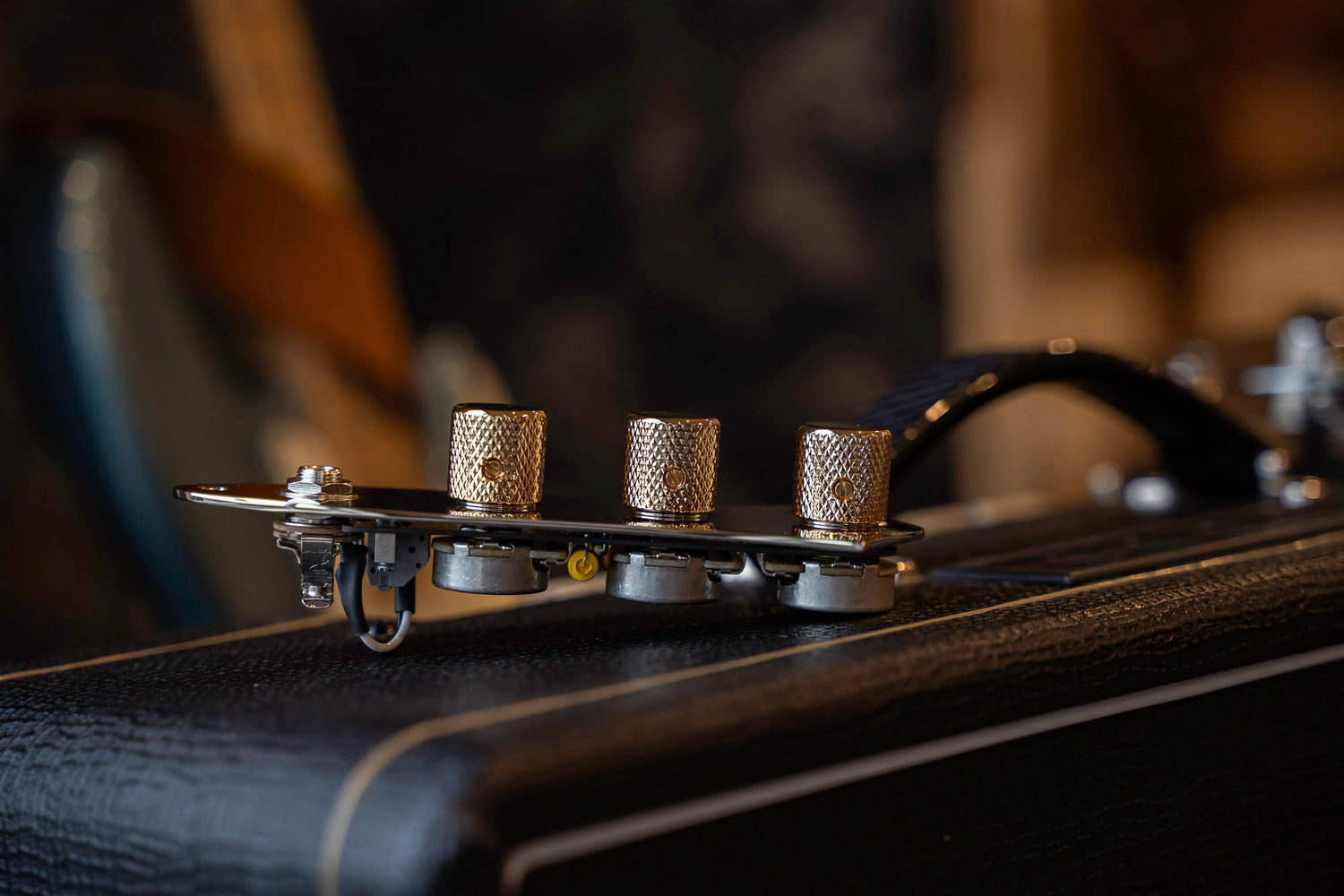 Sonderanfertigungen: Bestückte Kontrollplatte für Jazz Bass®