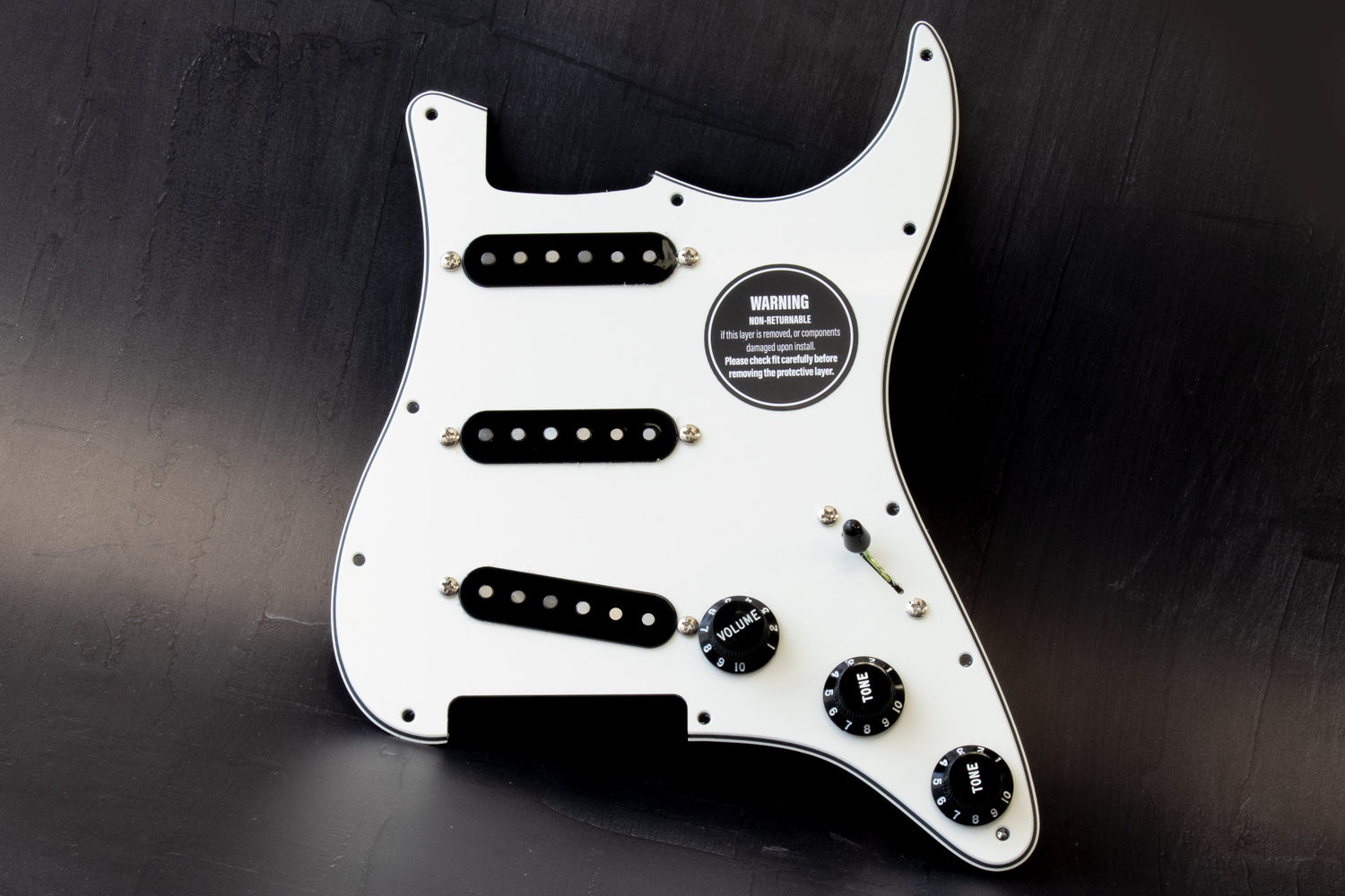 Custom Shop : Pickguard chargé pour Strat® (SSS)